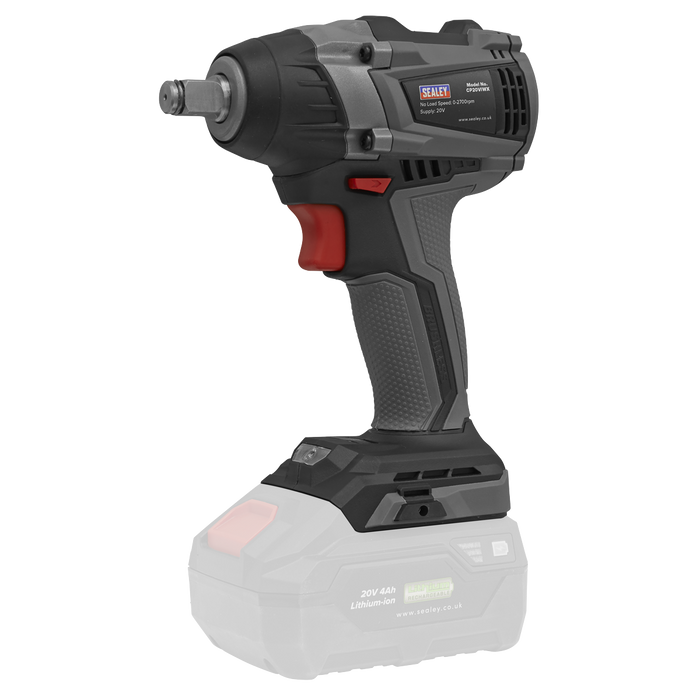 Brushless Impact Wrench 20V 1/2"Sq - Body Only