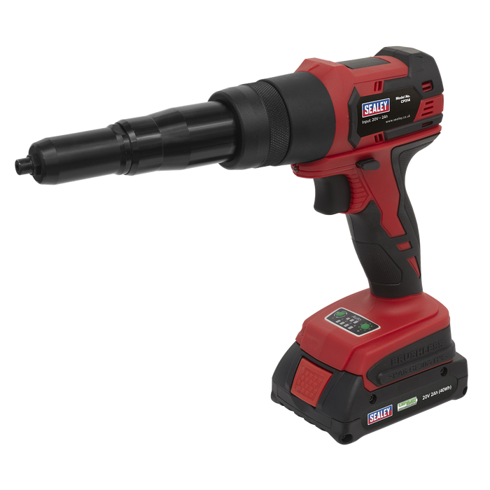 Cordless Riveter 20V 2Ah Lithium-ion