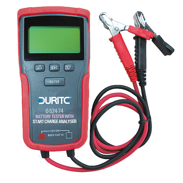 Battery Tester with Start/Charge Analyser 12/24 vo