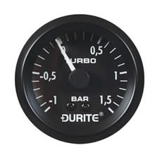 Vacuum/Boost Gauge 52mm Mechanical with 5? PVC Cap