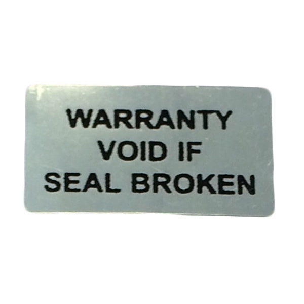 Tamper Seal Label TAMPER SEAL  VOID IF REMOVED P