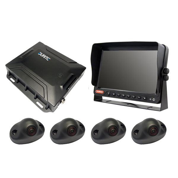 CCTV Kit, 360 3D, 720p HD, With Monitor 12/24 volt