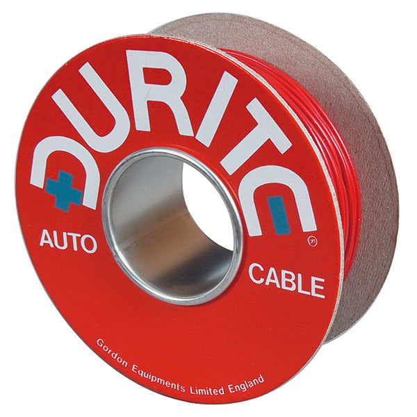 Cable Single Thin Wall 32/0.20mm Red PVC 100M
