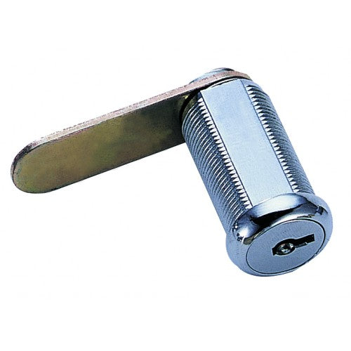 Baton Mini Round Faced Camlock, Nut Fixing, 8mm Housing Length, 16mm diameter. 744-RSB-DB08