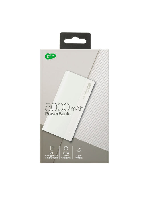 GP PowerBank Mobile Charger B05A 5000MAH White