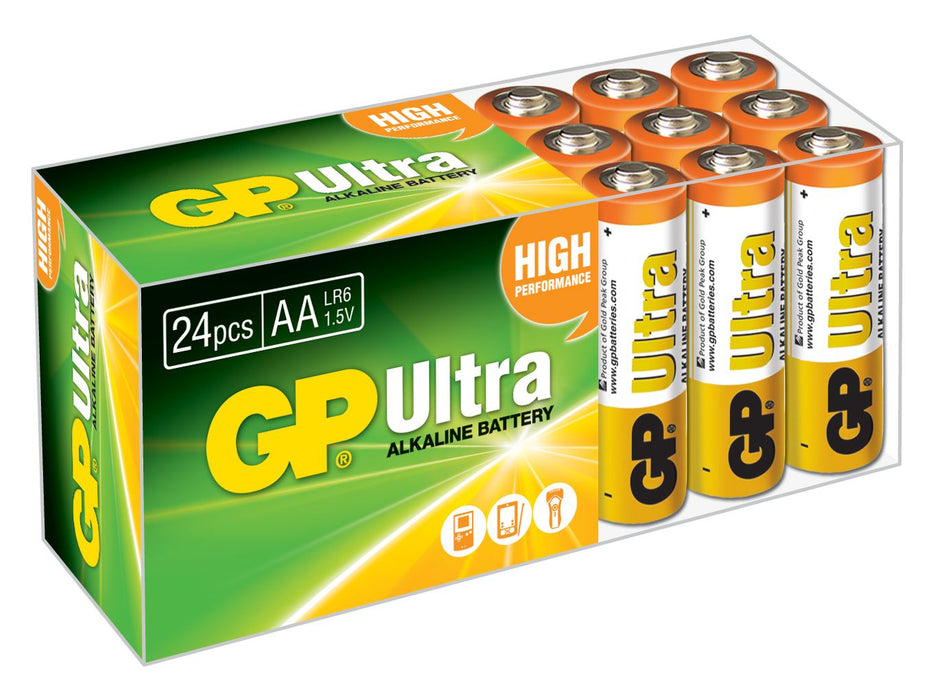 GP AA Battery Ultra Alkaline 24 PK