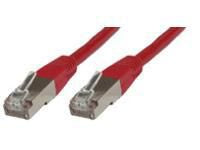 MicroConnect CAT5e F/UTP Network Cable 10m, Red