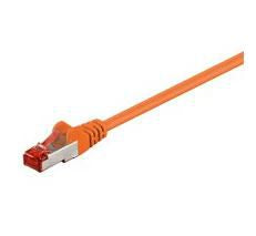 MicroConnect F/UTP CAT6 1.5m Orange PVC Outer Shield : Foil screening  4x2xAWG 27 CCA