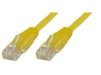 MicroConnect U/UTP CAT5e 0.5M Yellow PVC Unshielded Network Cable,  PVC, 4x2xAWG 26 CCA
