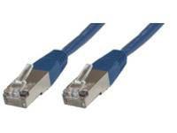 MicroConnect F/UTP CAT5e 3m Blue PVC Outer Shield : Foil screening  4x2xAWG 26 CCA