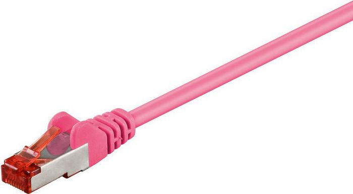 MicroConnect CAT6 F/UTP Network Cable 3m, Pink