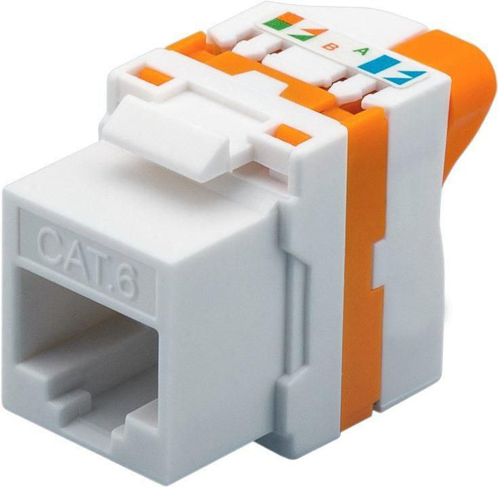 MicroConnect Keystone module CAT6, UTP for IDC connectors (toolless) can be mounted in Keystone panels up to 24 ports or wall outlets