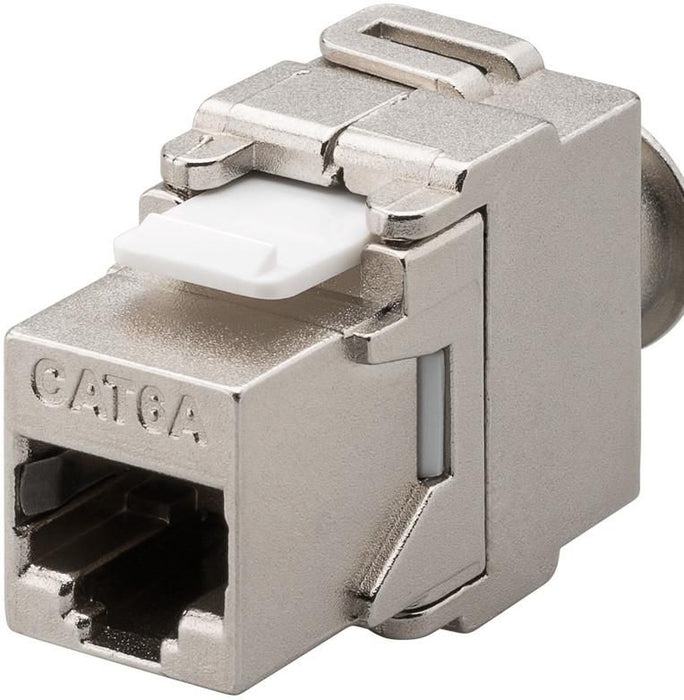 MicroConnect Keystone module CAT6a, STP RJ45 to IDC connectors Tested up to 500 MHz