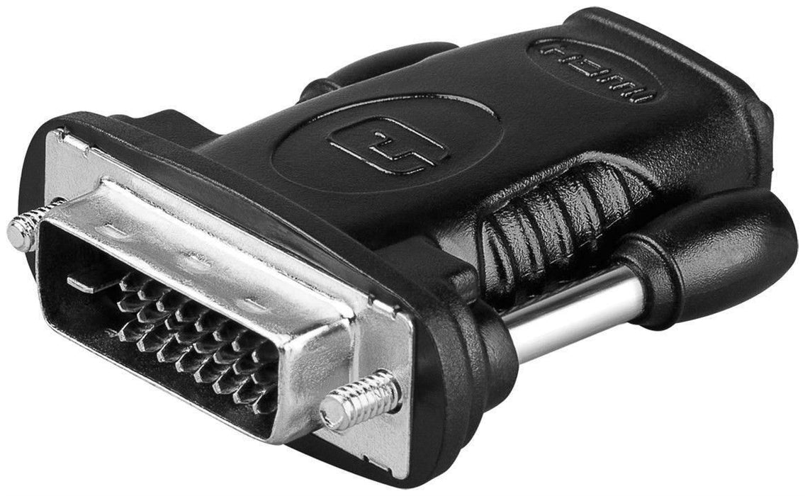 MicroConnect HDMI -  DVI-D Adapter F/M HDMI 19 - DVI 24+1 F-M  Adapter Nickel plated