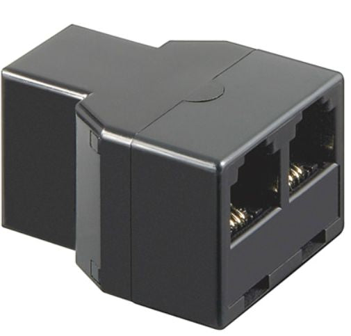 MicroConnect ISDN T-Adapter RJ11/6P4C 1 X Female -  2 X Female