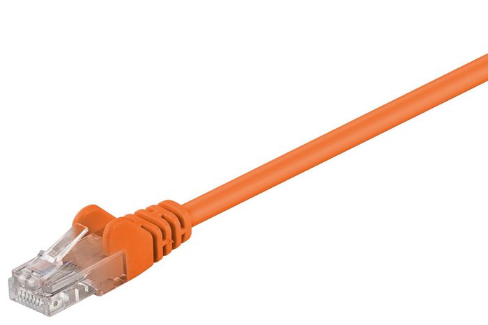 MicroConnect CAT5e U/UTP Network Cable 0.25m, Orange