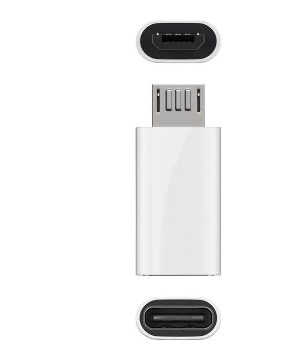 MicroConnect USB 2.0 Micro-B to USB-C Adapter, white data transfer rate of up to 480 Mbps
