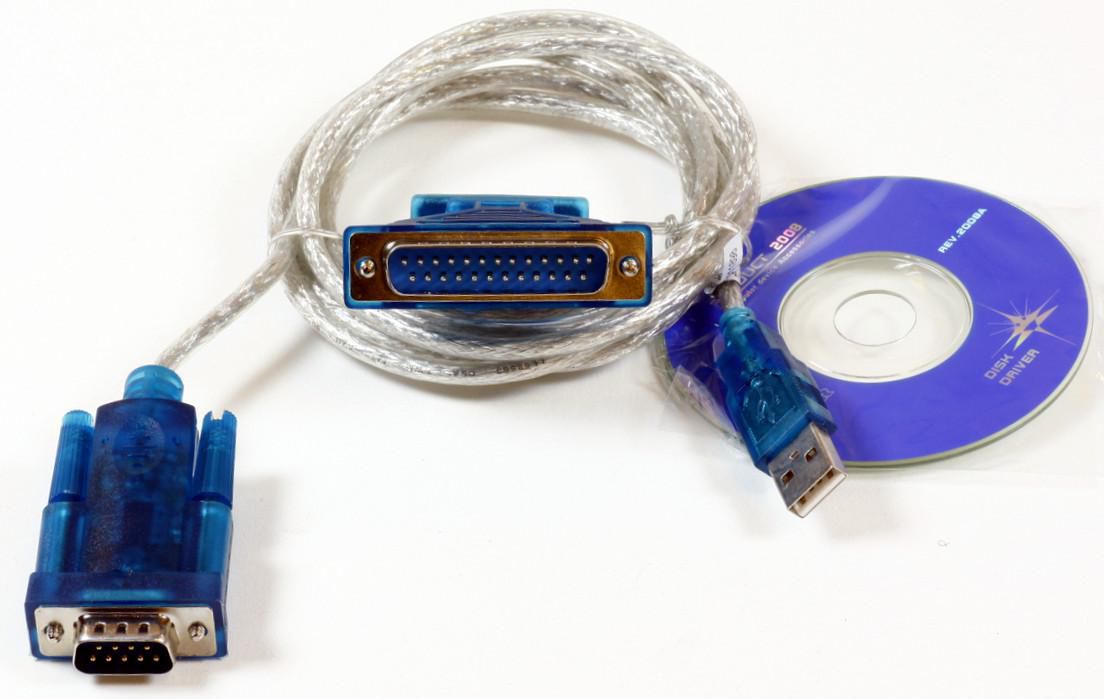 MicroConnect USB A - Serial DB9 M-M 2m incl Adapter DB9 to DB25 F-M support windows 7, 8 & 10