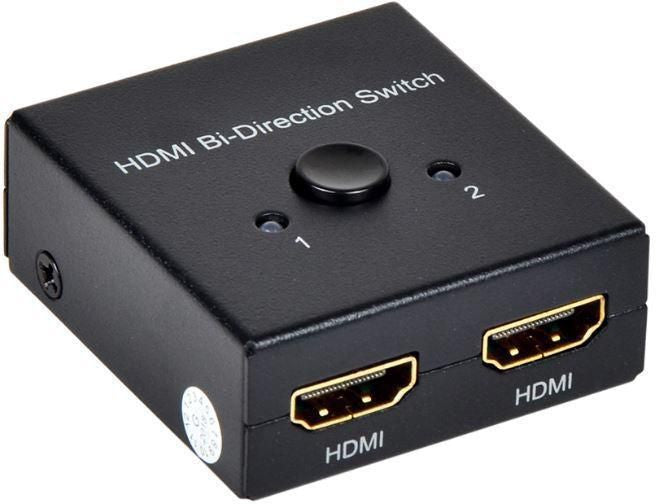 MicroConnect HDMI 4K Switcher/Splitter MC-HM-BI221, HDMI, HDMI,  Black, 4K Ultra HD