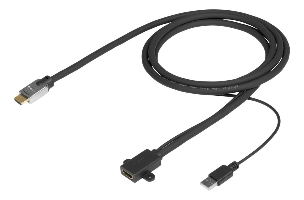 Vivolink PRO HDMI MALE - FEMALE HDMI  2.0 4K - 2K - LSZH  PROHDMIHDMFM2-LSZH, 2 m, HDMI Type A (Standard), HDMI Type A (Standard), 3D, 18