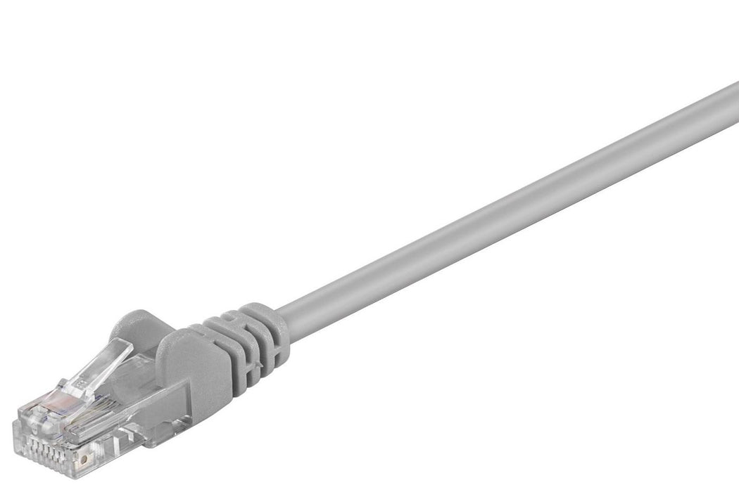 MicroConnect U/UTP CAT5e 1M Grey PVC Unshielded Network Cable,  PVC, 4x2xAWG 26 CCA