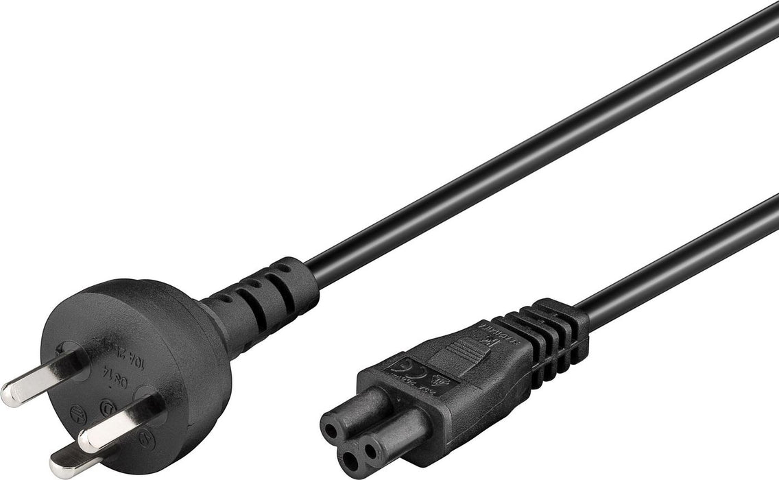 MicroConnect Power Cord DK EDB - C5 5m Black, H05VV-F3x0.75mm2 CU, Male-Female