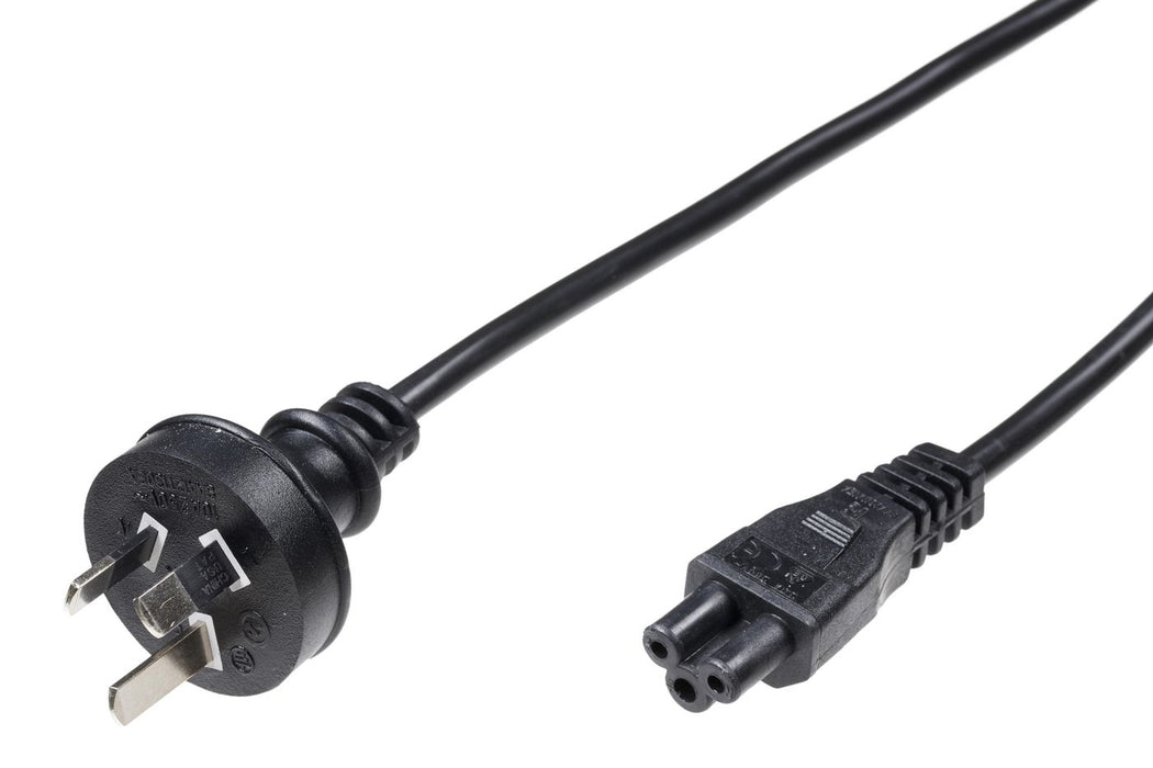 MicroConnect Power Cord Australia to C5  1.8m Australia Type I to C5  Black H05VV-F 3 x 0.75mm²