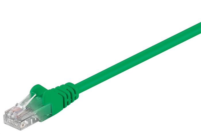 MicroConnect CAT5e F/UTP Network Cable 1m, Green