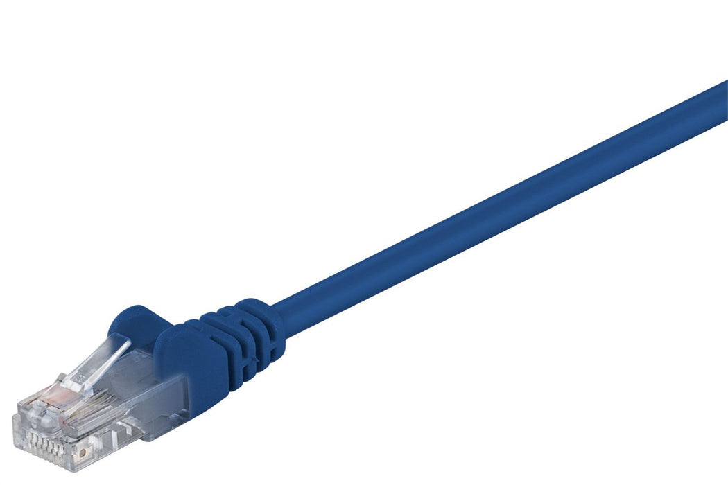 MicroConnect U/UTP CAT5e 1M Blue PVC Unshielded Network Cable,  PVC, 4x2xAWG 26 CCA