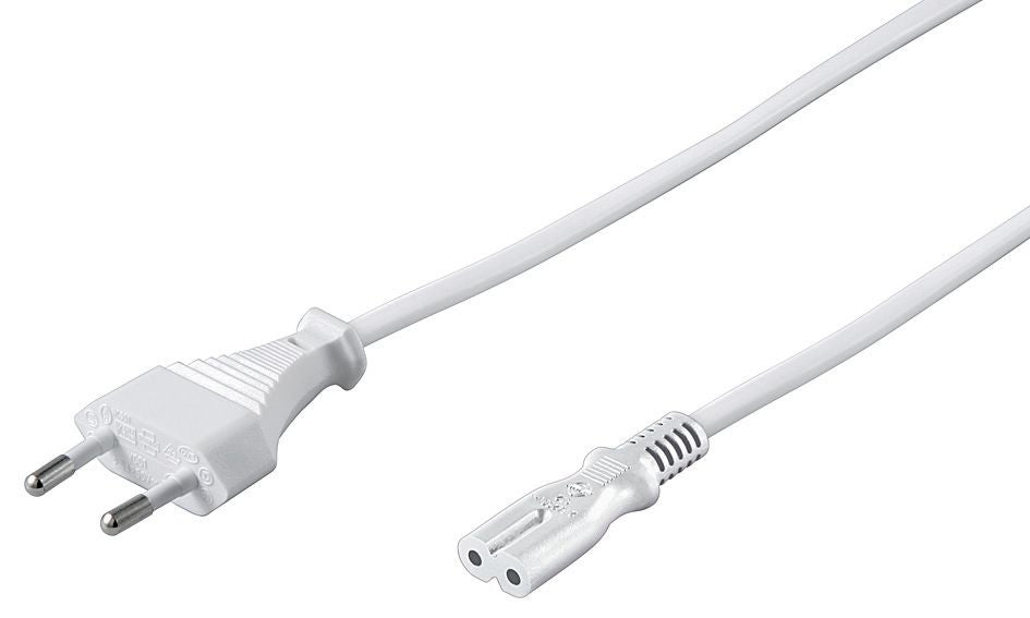 MicroConnect Power Cord Notebook 5m White 3X0,75.00MM2 CU, 2.5A