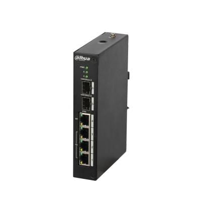 Dahua 4 Port 10/100 Un-Managed PoE  Ethernet Switch, 1 x Hi-PoE,  2 x SFP, 120W Power