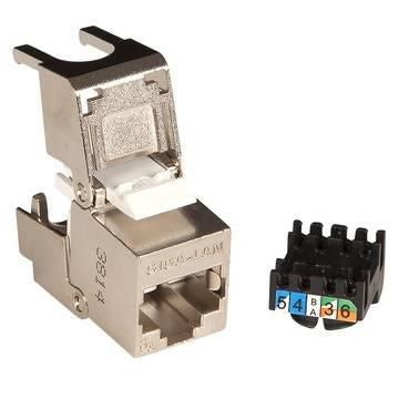 Lanview PRO Cat6 Shielded flip jack keysto