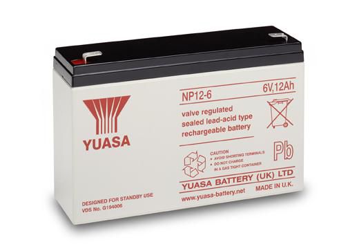 Yuasa NP12-6 UPS battery Sealed  Lead Acid (VRLA) 6 V