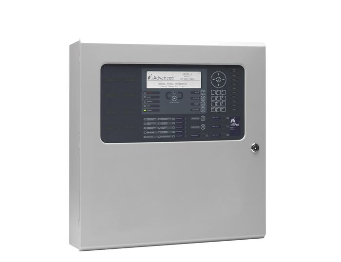 Advanced Electronics MX-5202L Fire Panel C/W 2 Loop Cards, Large Enclosure