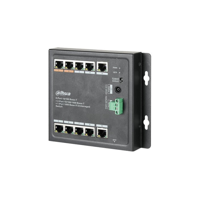 Dahua 11 Port 10/100 Un-Managed PoE  Ethernet Switch, 1 x Hi-PoE,  Upto 250m, 96W Power