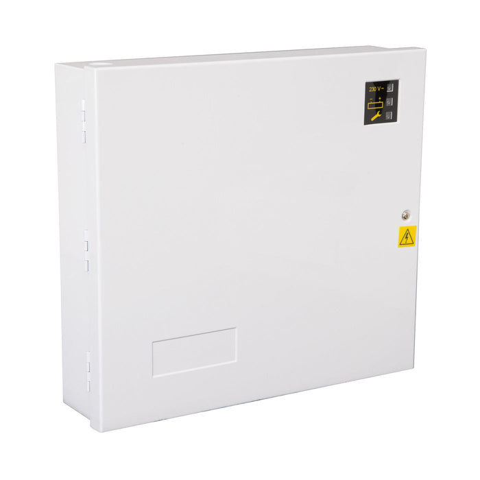 RGL A 13.8vdc 1 amp Power Supply  in a large hinged housing  310h x 340w x 80d (mm) with multi indicator