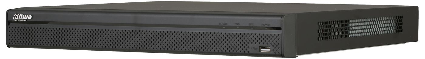 Dahua 16CH 4K NVR + 16 Ports PoE (8 ports ePoE), 1080p Realtime, 320 Mbps Incoming Bandwidth, 2TB HD