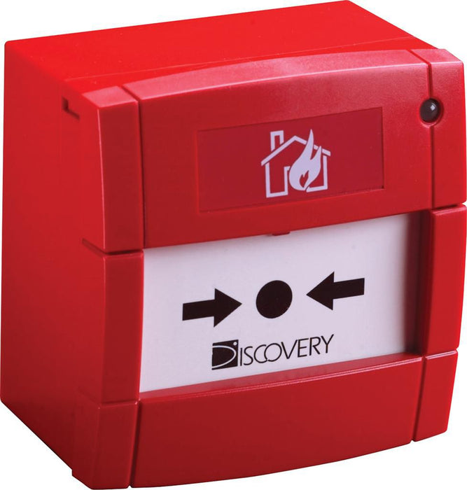 Apollo Fire Detectors Discovery Manual Call Point -  Red (Surface)