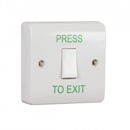 RGL Standard White Plastic &  Light Switch Style  Button,4  Amp Load,IP66 rated,Inclu