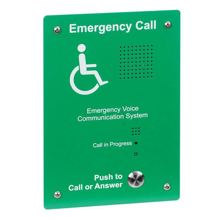 C-TEC Green Disabled Refuge Handsfree EVC Outstation