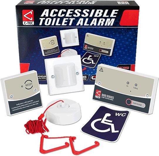 C-TEC Emergency assistance/disabled  persons alarm kit to BS8300,  battery backed