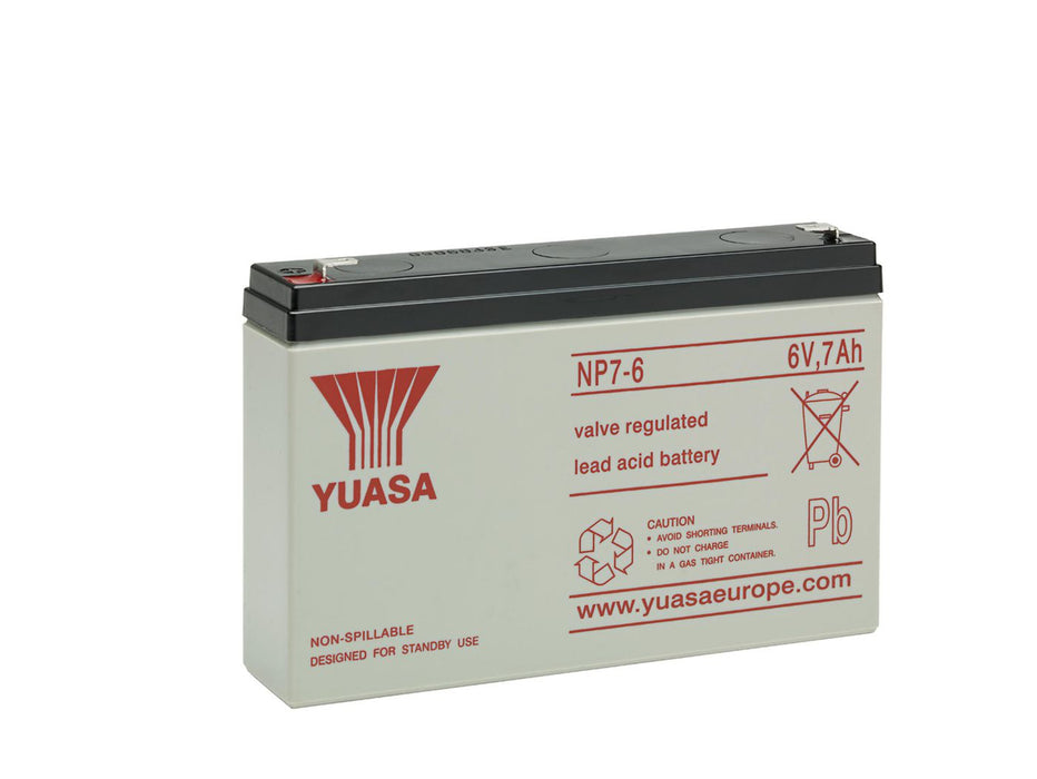 Yuasa NP7-12LFR (12V 7Ah) Yuasa  General Purpose VRLA Battery
