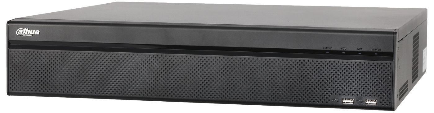 Dahua 32CH 4K NVR, 1080p Realtime,  384 Mbps Incoming Bandwidth,  16TB usable HDD