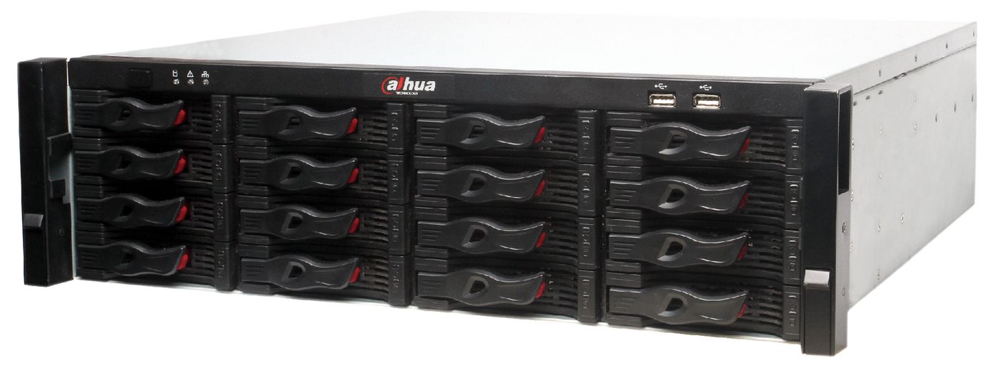 Dahua 128CH 4K NVR, RAID 5, 1080p  Realtime, H.265 Support, 384  Mbps Incoming Bandwidth, 64TB HDD