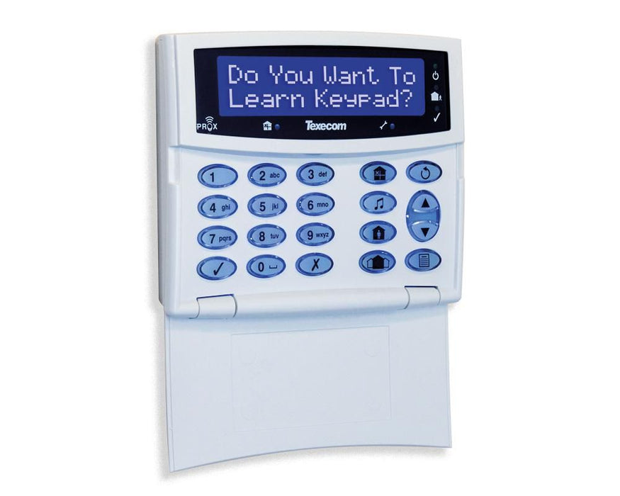 Texecom LCDLP-W Wireless LCD Keypad  with Ricochet® Mesh  Technology