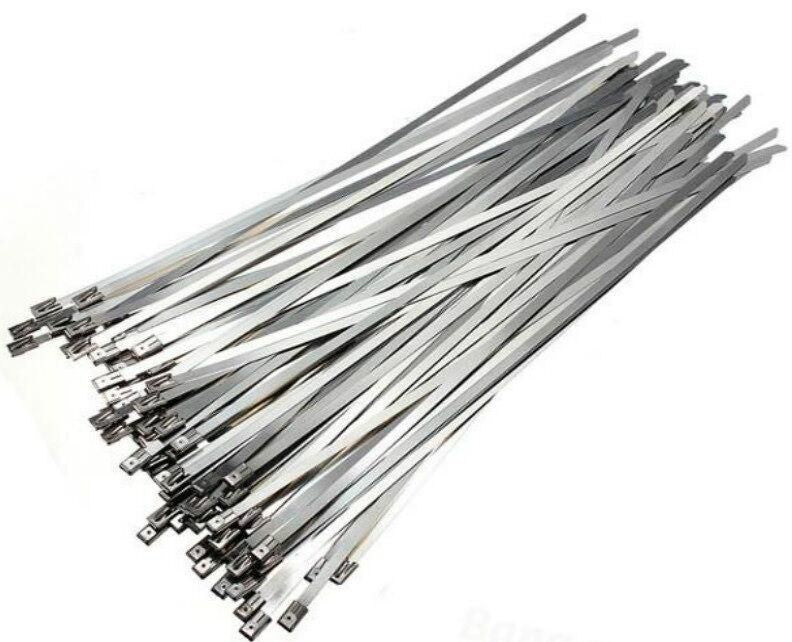Olix Steel Cable Ties 200mm (100  pk)