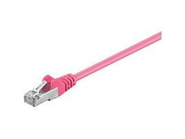 MicroConnect CAT5e F/UTP Network Cable 2m, Pink