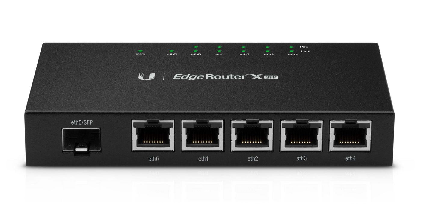 Ubiquiti EdgeRouter X, 5-port Gb 1xSFP with PoE