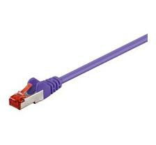 MicroConnect F/UTP CAT6 1m Purple PVC Outer Shield : Foil screening  4x2xAWG 27 CCA
