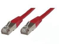 MicroConnect F/UTP CAT6 20m Red PVC Outer Shield : Foil screening  4x2xAWG 27 CCA